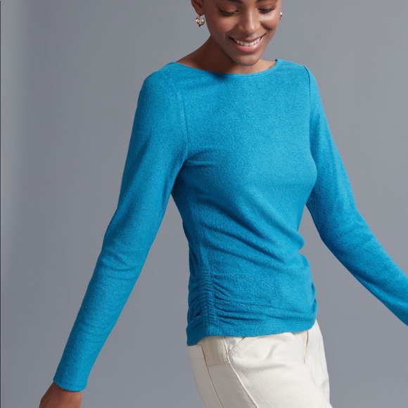 Anthropologie | RHEA BOAT-NECK TOP | Size XS - Picture 2 of 7